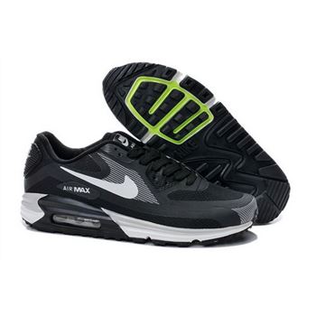 Nike Air Max Lunar 90 Waterproof Wr Mens Shoes Black White Silver Hot On Sale